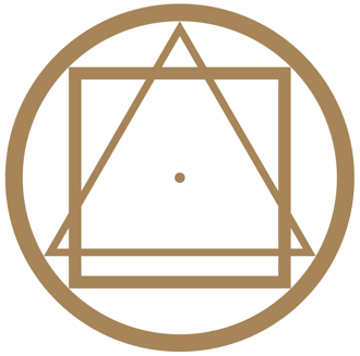 Goldenes Rosenkreuz Logo